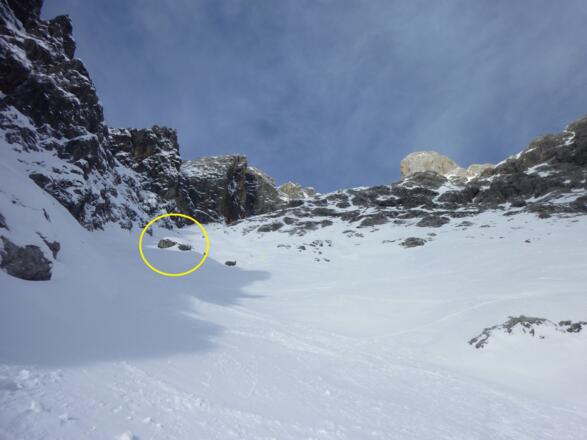 Der zweite Jausenstein in einem schneearmen Frühwinter