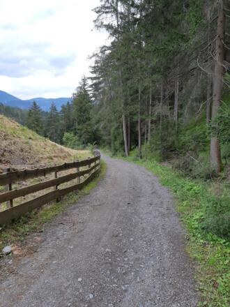 Abstieg in Richtung Stams