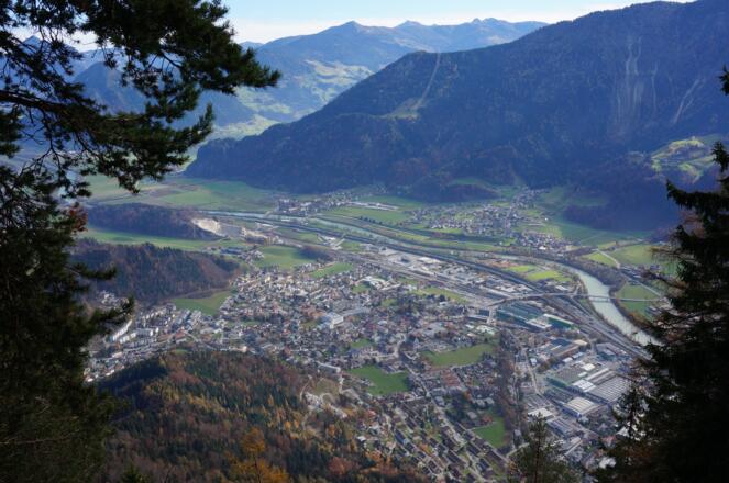 Blick vom Brandköpfl nach Jenbach
