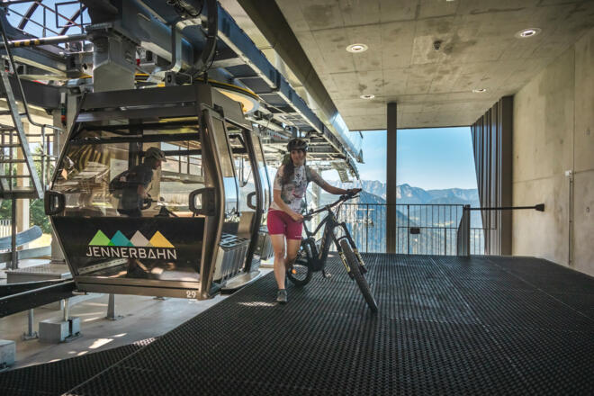 Optional: Radtransport mit der Jennerbahn
