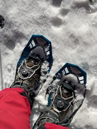 Snow Shoe Hike is great fun