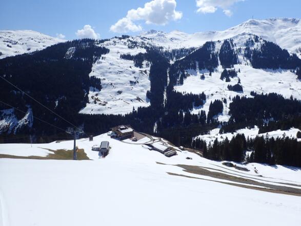 Blick zurück zur Ellmaualm
