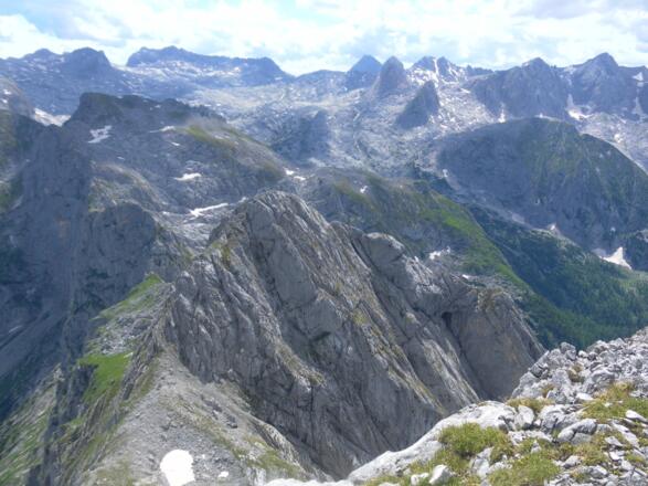 hinter dem Kleinen Teufelshorn das Steinerne Meer