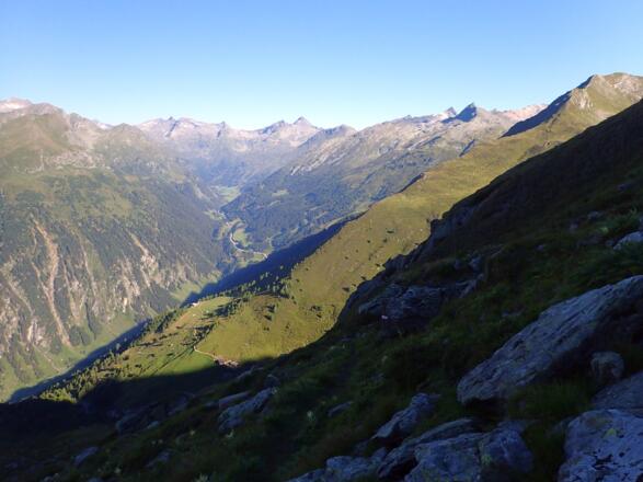 Blick Richtung Tauernhauptkamm