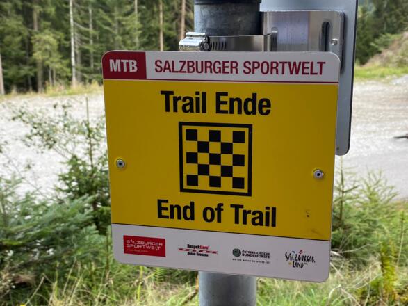 Ende des Hirschleiten-Trails