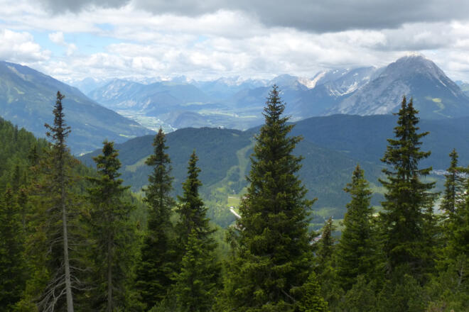 Aussicht auf das Seefelder Plateau