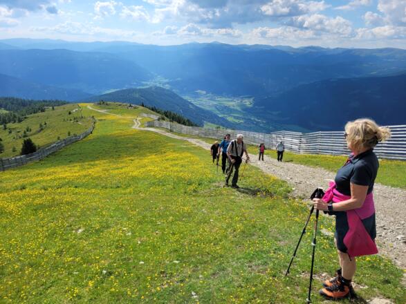 Im oberen Bereich der Skipiste