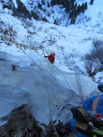 In der 3. Seillänge