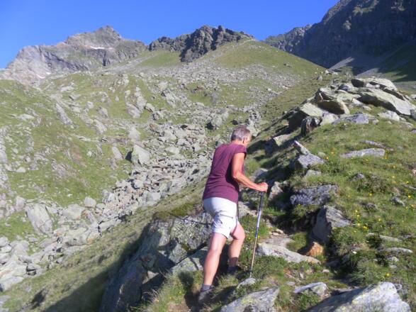 Vordere Plattenspitze vom Moränenrücken