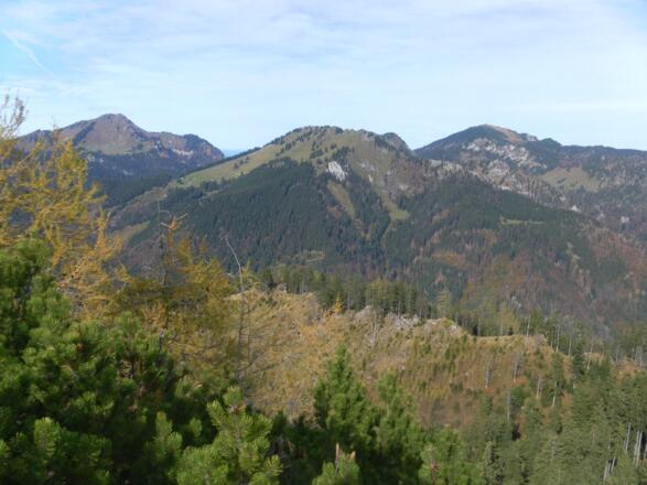 Hochgern und Hochfelln hinter Haaralmschneid