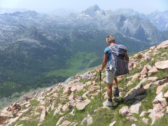 Steinwiesenabstieg zum Funtensee
