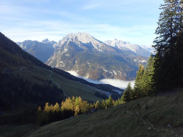 Steter Blickfang: Der Watzmann