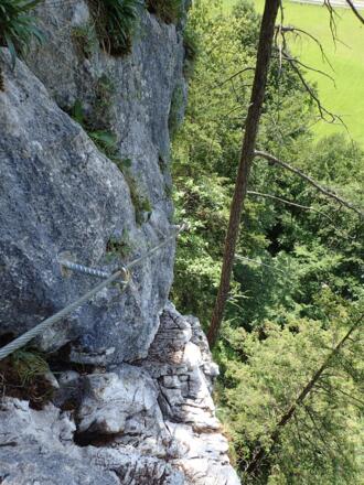 Fallender Quergang zur "Angsti und Fürchti Passage"