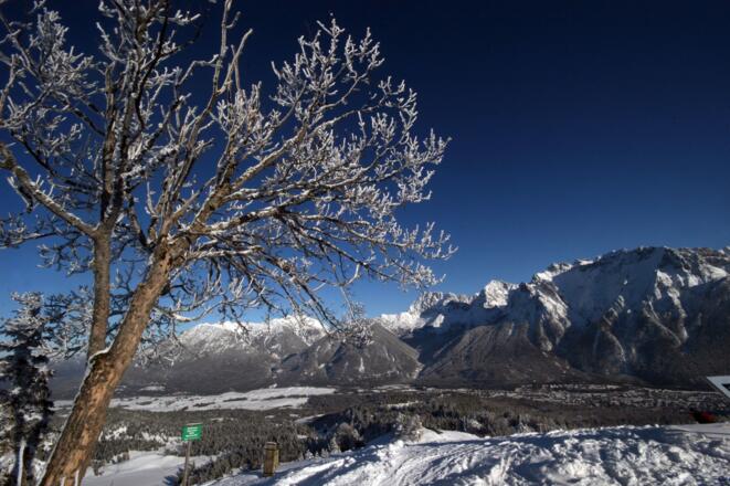 Aussicht kurz unterhalb des Gipfels Richtung Soierngruppe