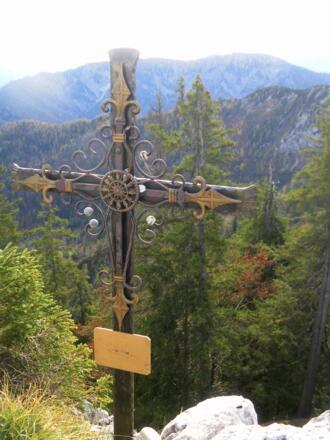 Gipfelkreuz des Sulzgrabenkopfes