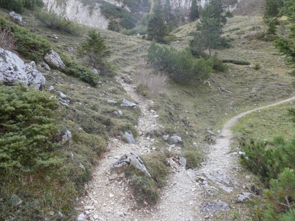 Abzweigung zum Karkopf