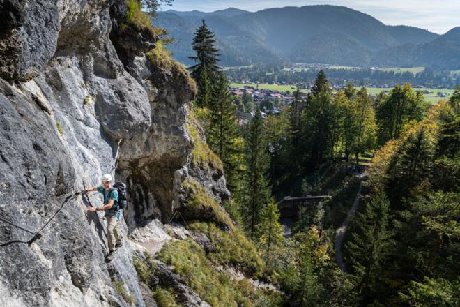 Hausbachfall Klettersteig