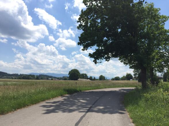Loisachradweg Richtung Eurasburg