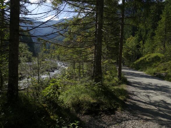 Weg-Idyll vor Siebenhütten
