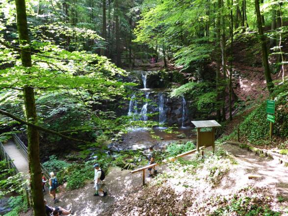 Der Wildkarwasserfall im Teufelsgraben.
