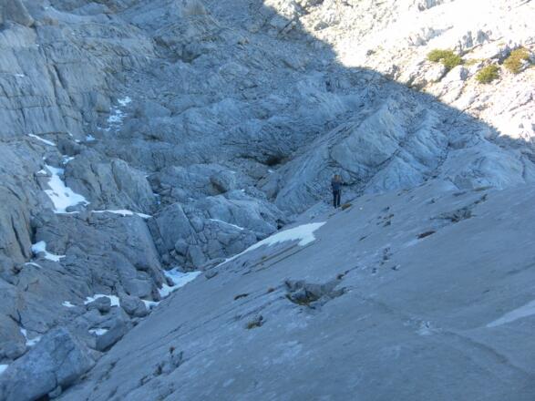 Karst-Querung zum Anstieg zur Simonyhütte