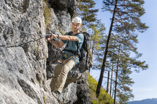 Hausbachfall Klettersteig