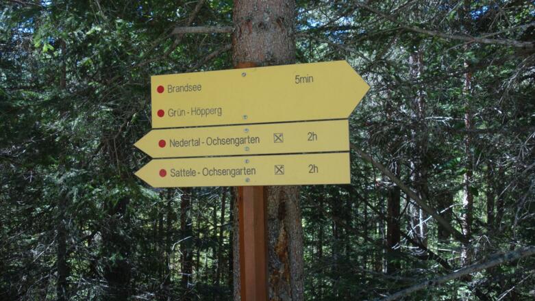 am Nordufer des Sees treffen alle Wege zusammen