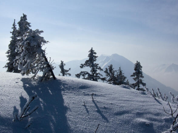 ... die Landschaft immer großartiger wird ...