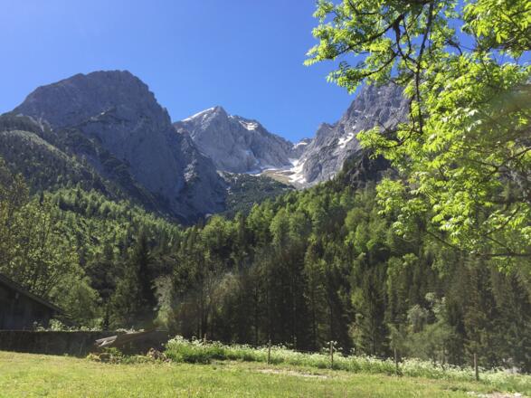 Blick bei der Garberlalm