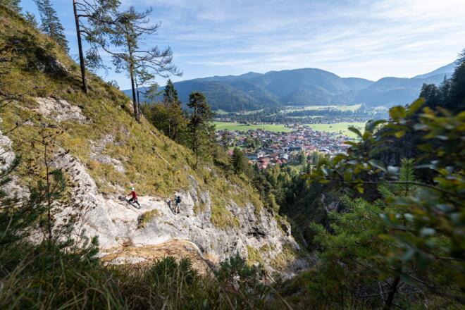 Aussicht über Reit im Winkl