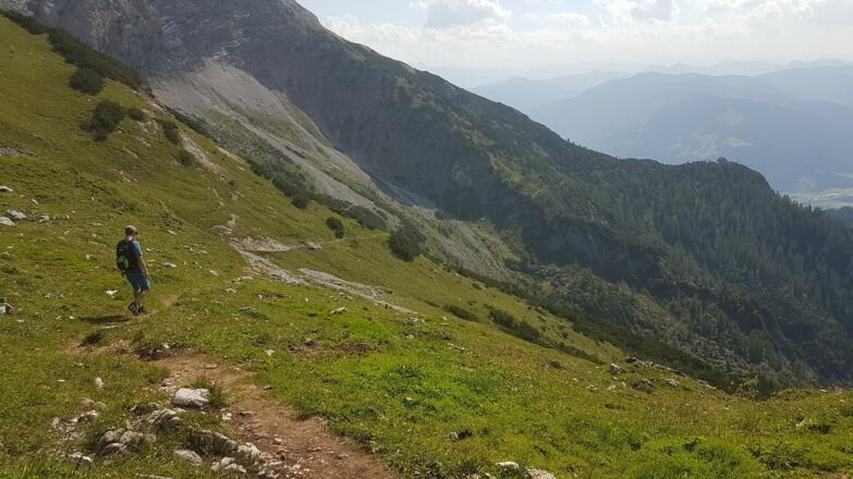 Weg zurück zur Peter-Wiechenthaler Hütte