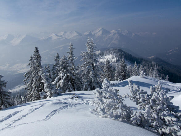 Die grandiose Gipfelschau auf das Karwendel-Vorgebirge wird jeden Bergfreund begeistern.