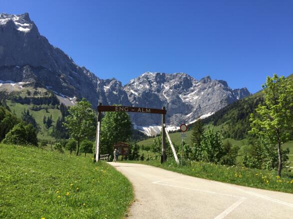 Wanderweg zur Eng Alm