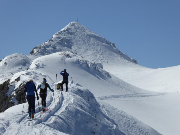 Kurz vor dem Gipfel der Hochplatte