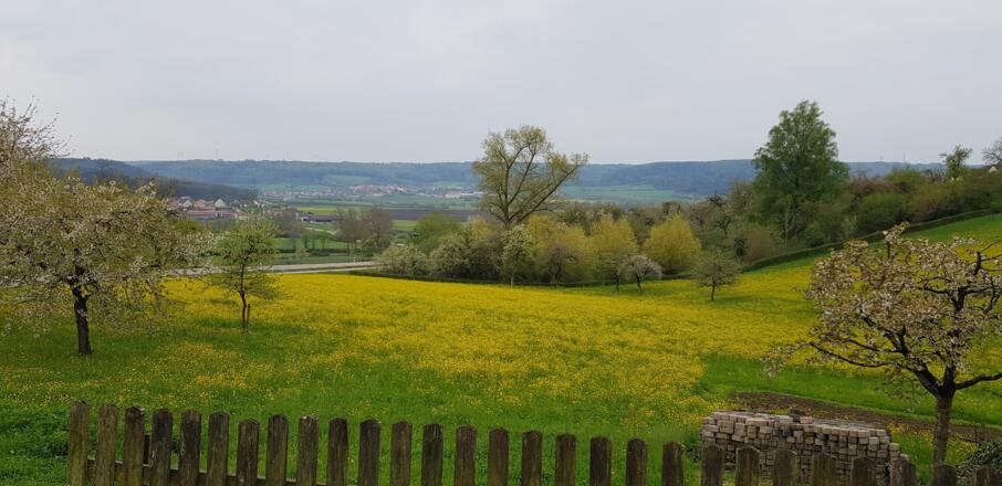 Blick auf Thalmässing von Stauf aus