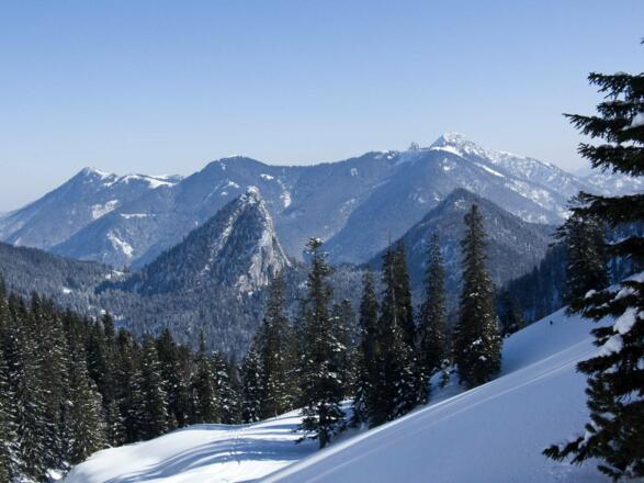Im Anstieg auf den Sonnberg