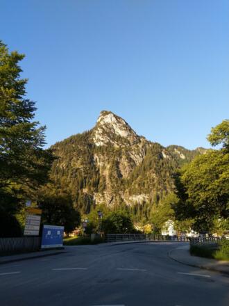 Der Kofel von Oberammergau aus gesehen