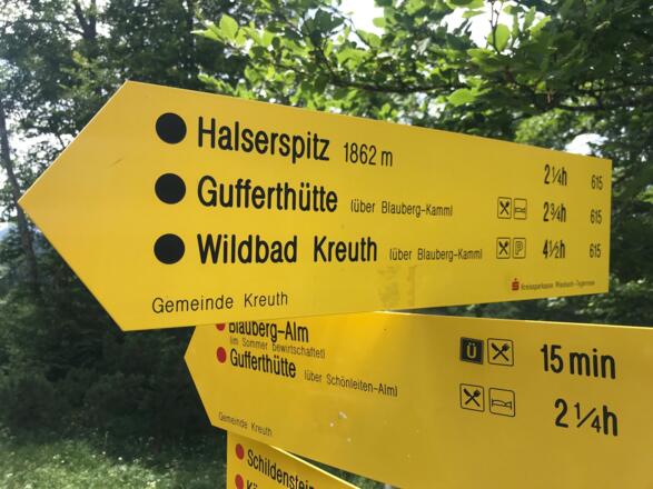 Über den Blauberg-Grat zur Halserspitze.