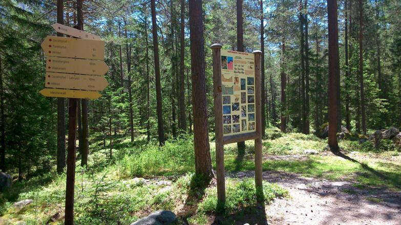 Der Weg ist bestens beschildert