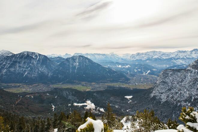 Blick nach Garmisch