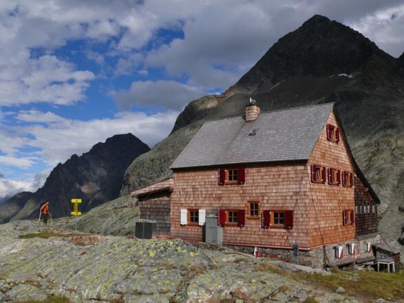 Ankunft an der Adolf-Nossberger-Hütte