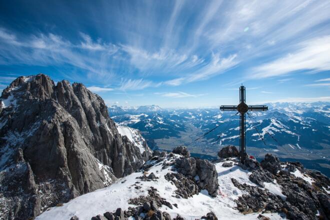 Kaiserlicher Ausblick von der Hochgrubachspitze