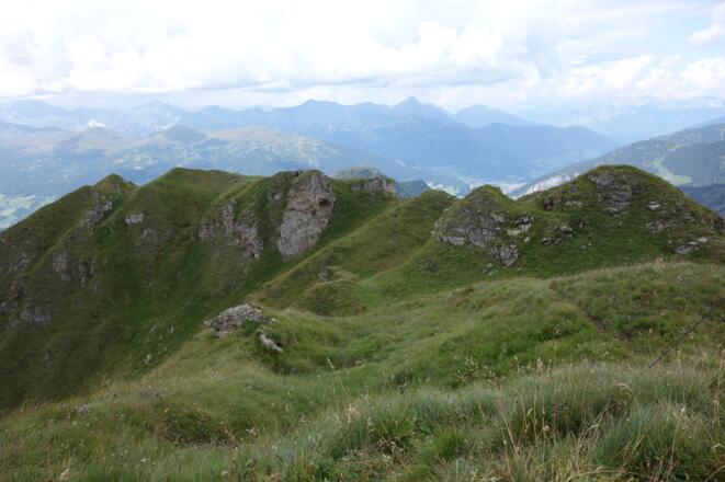 Blick zurück zu Silleskogel