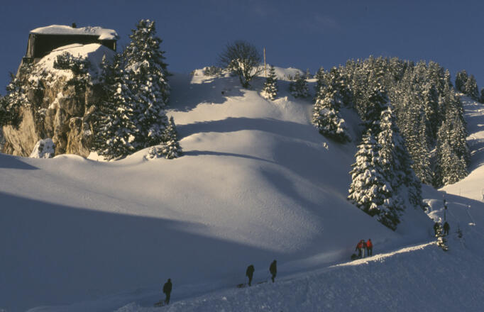 Kurz vor dem Pürschlinghaus