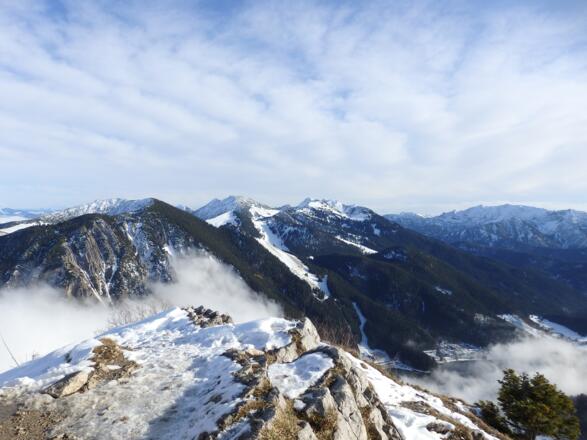 Blick von der Brecherspitz Richtung Bodenschneid
