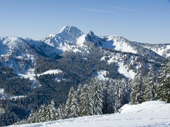 Tolle Aussichten: hier Risserkogel und Blankenstein