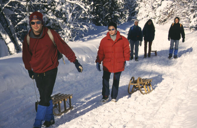 Start im Schleifmühlenlaine Tal