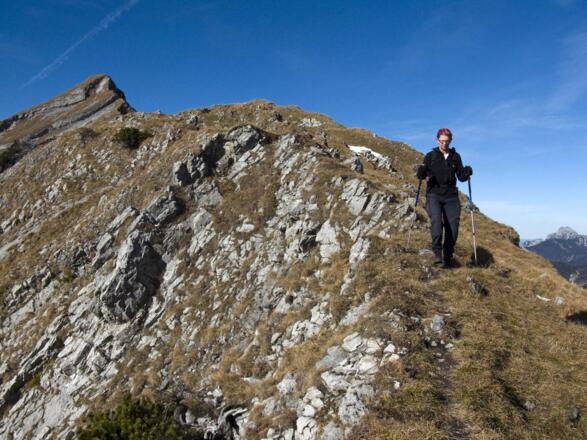 Der Übergang vom Wiesjoch zur Hochschrutte