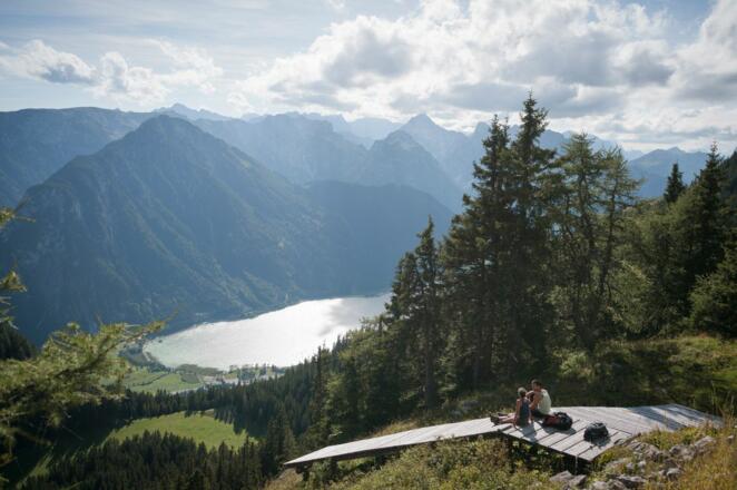 Achensee und Blick auf Karwendelgebirge