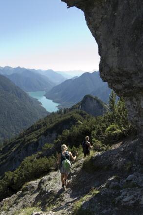 ... weiter unten wird der Rückweg dann ziemlich anspruchsvoll.